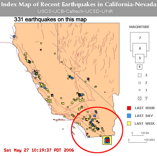 earthquake california  history