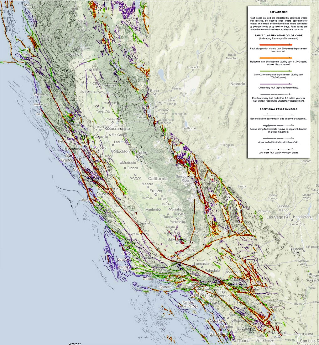 CALIFORNIA FAULTS