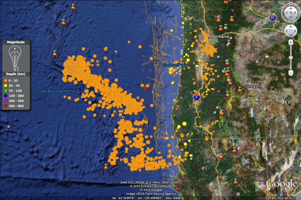 oregon quakes