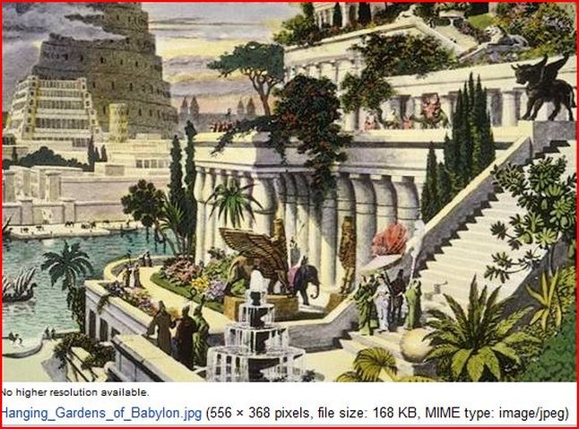 hanging gardens of babylon