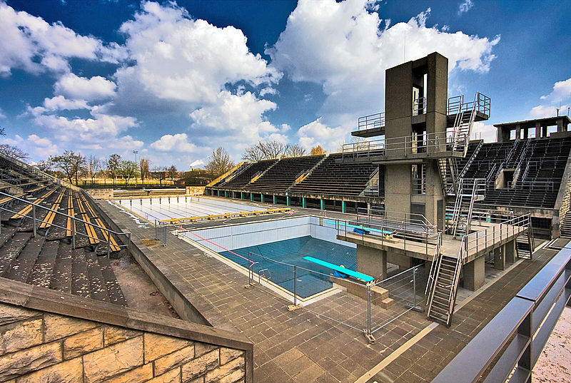 BERLIN OLYMPIC SWIMMING VENUE 1936