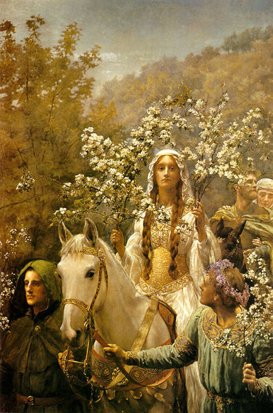 JOHN COLLIER MAY QUEEN - GUENIVIERE