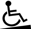 wheelchair ramp logo