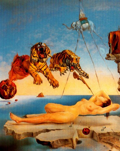 SALVADOR DALI DREAM OF POMOGRANTE