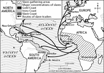 Atlantic Slave Trade Map