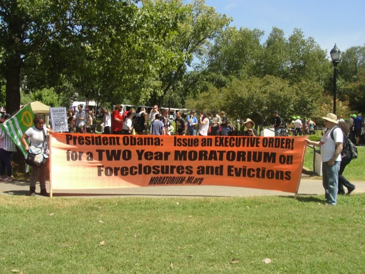 Moratorium on Foreclosures and Evictions