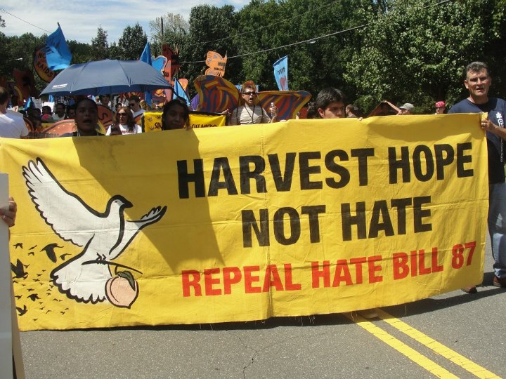 Harvest Hope Not Hate - Repeal Hate Bill 87