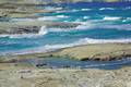 Sculpured shoreline at Sarakiniko (Photo: Tom Pfeiffer)