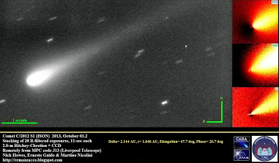 COMET ISON - MARS