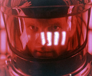 Astronaut David Bowman (Keir Dullea) in 
