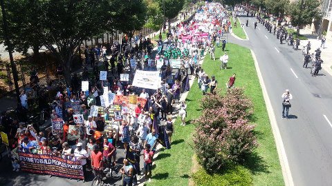 March on Wall St South