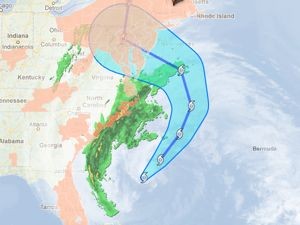 hurricane Sandy map