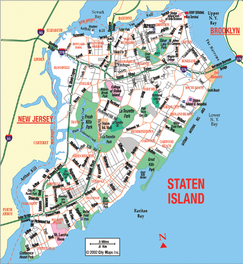 Staten Island Map