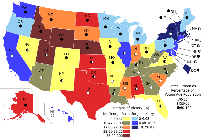 2004 ELECTION RESULTS