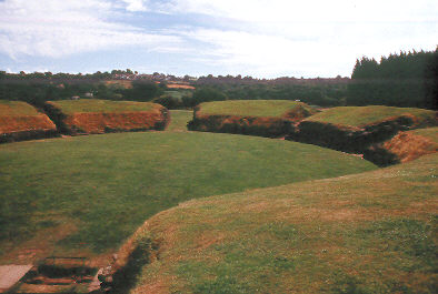 Caerleon, Wales.
 Roman Amphitheatre.