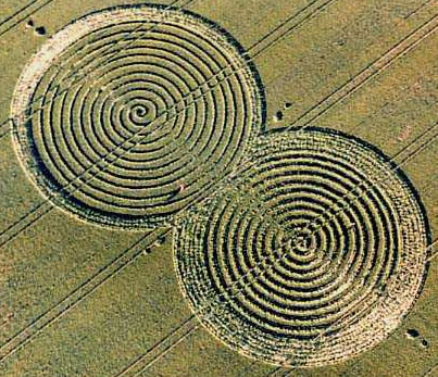 2004 CROP CIRCLE DOUBLE SPIRAL