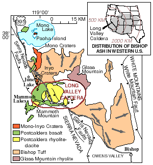 LONG VALLEY MAP