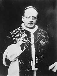 POPE PIUS XI