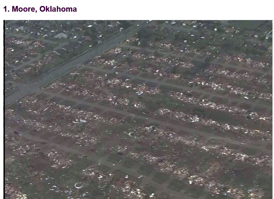 MOORE- OK  - AFTER TORNADO