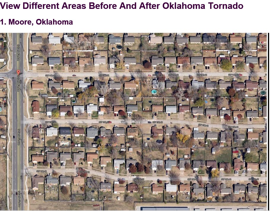 MOORE-OK  BEFORE TORNADO