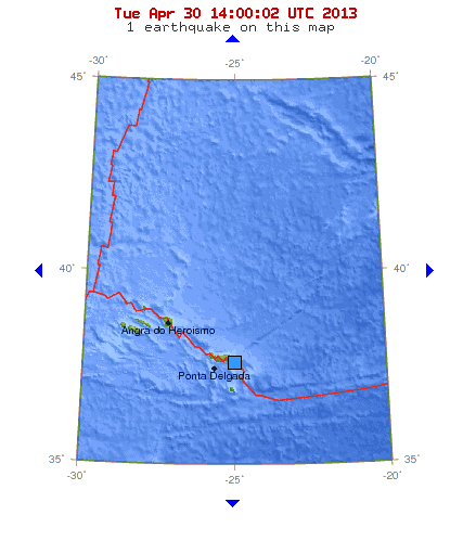 azores quake -2013