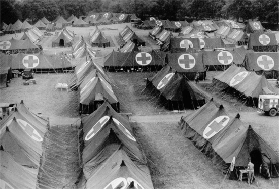 WWII hospital tents