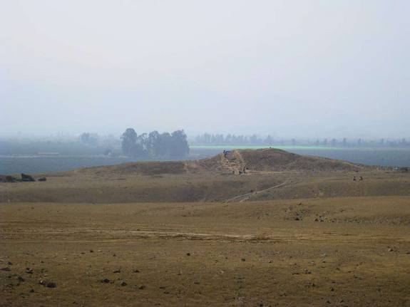 Peru flat topped pyramid