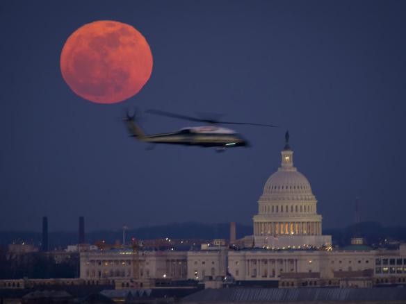 full moon over d.c.