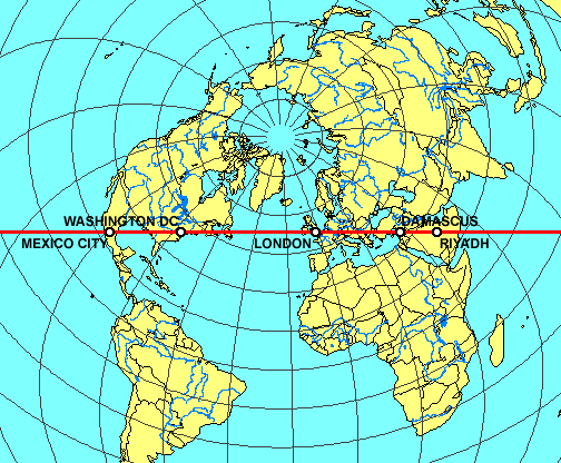 33rd Parallel Map United States Map image - Roger Hedin