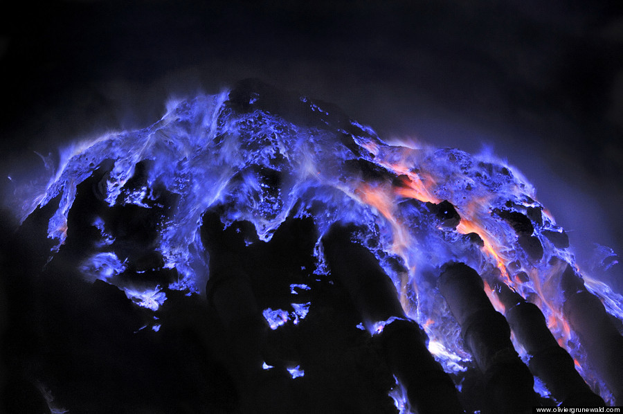 blue lava