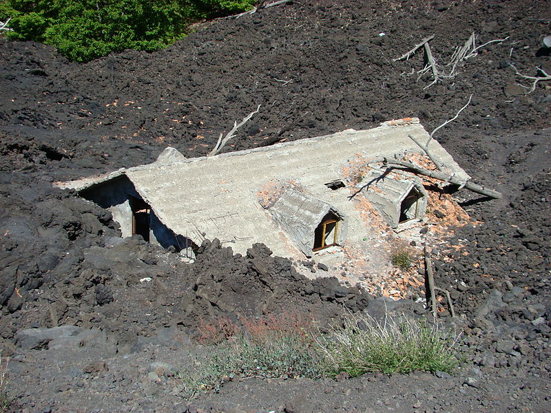 Etna house destroyed