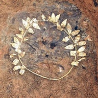 GOLD GREEK WREATH