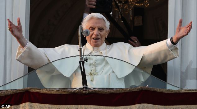 Benedict greeted crowds at the papal retreat Castel Gandolfo on Thursday evening before disappearing from public view ahead of his retirement