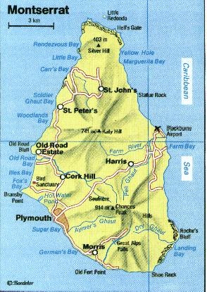 Montserrat map