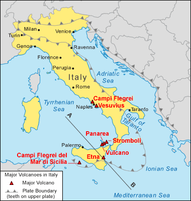 MOUNT ETNA MAP