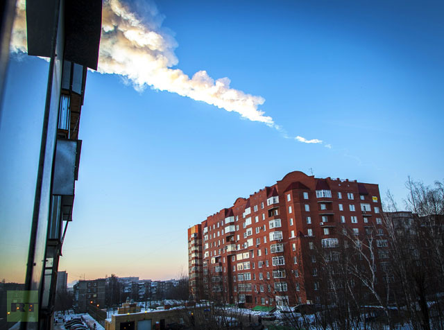 russian meteor trail