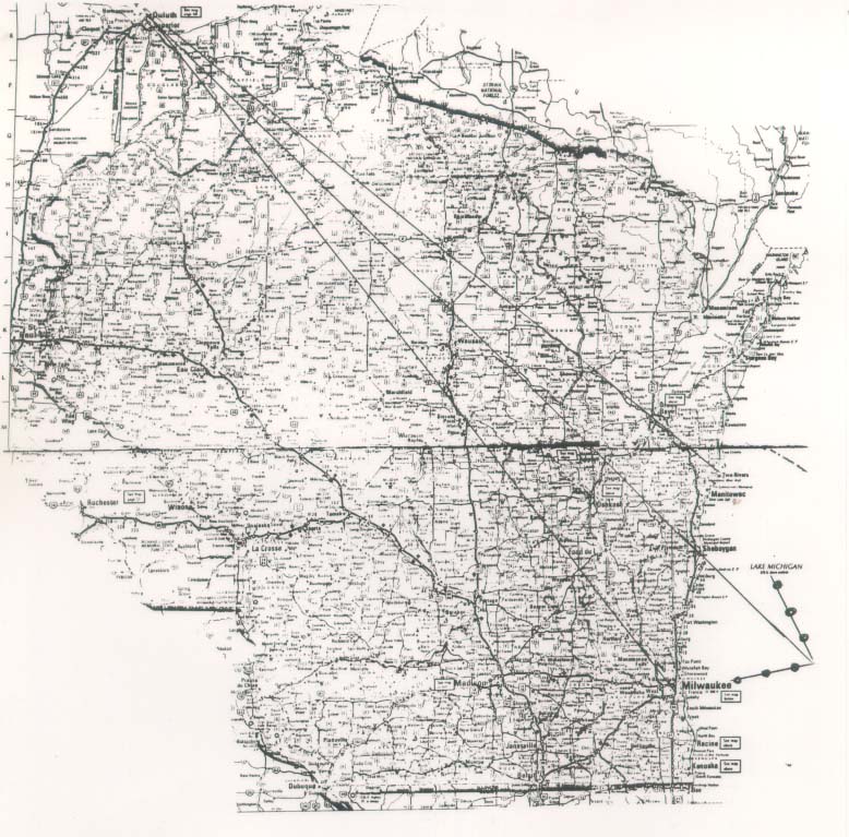 wisconsin ufo map