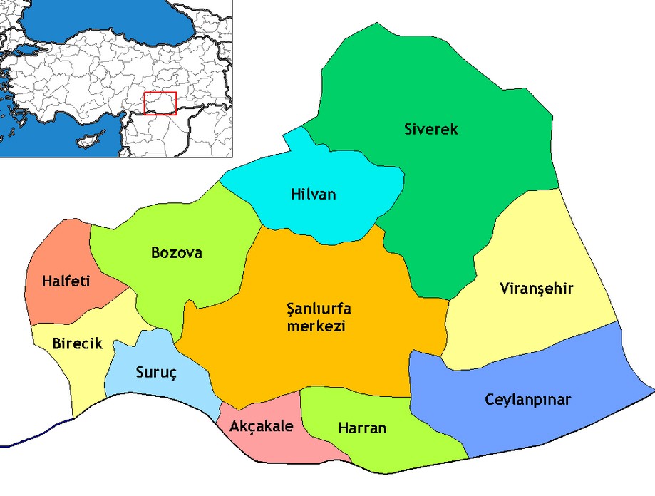 SANHURFAN DISTRICTS