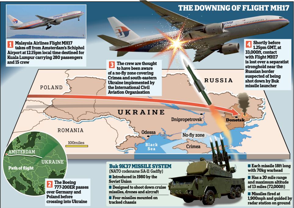 The downing of flight MH17