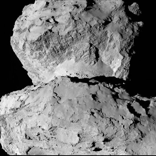 comet landscape 67P