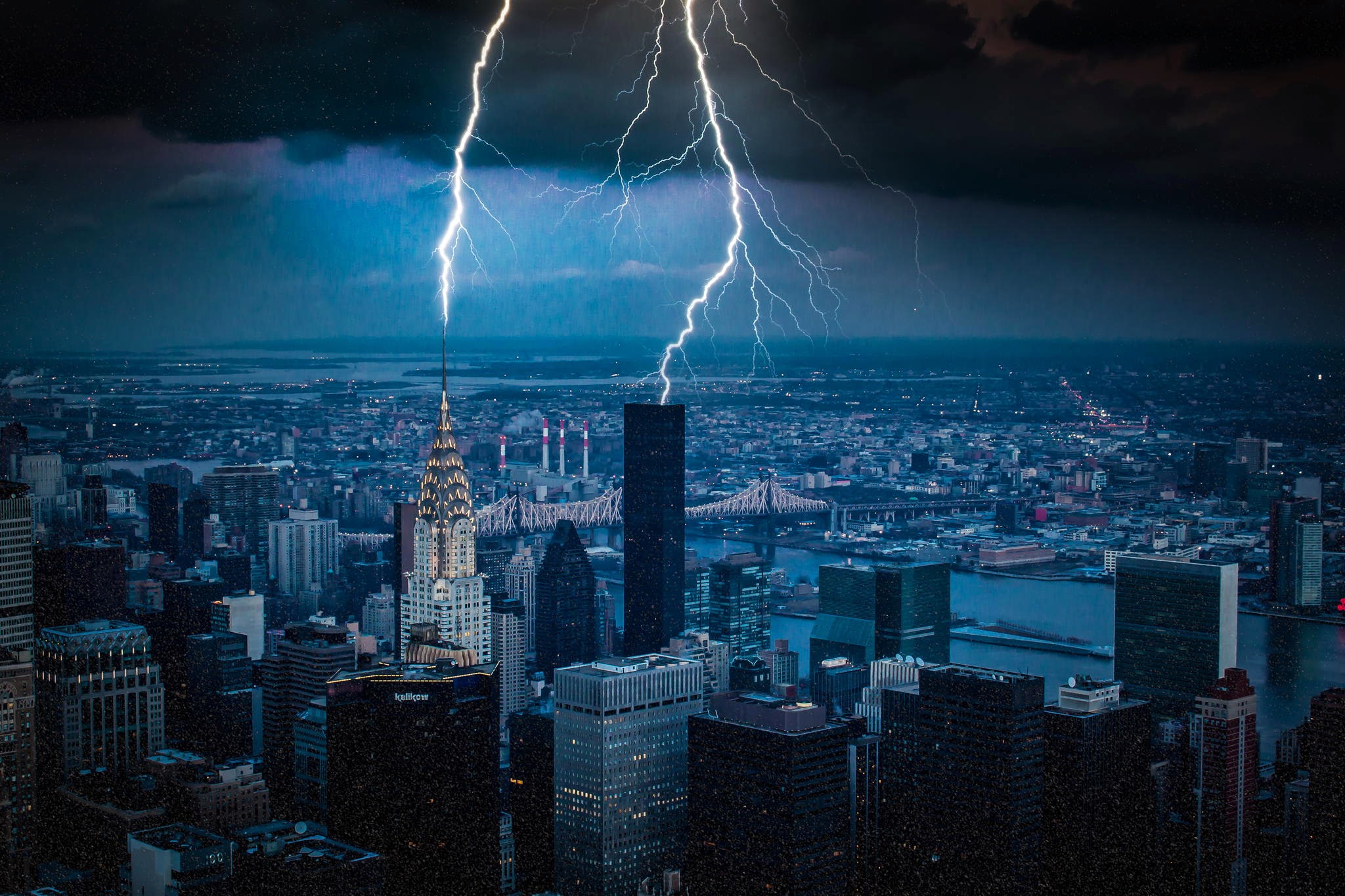 lightning new york city