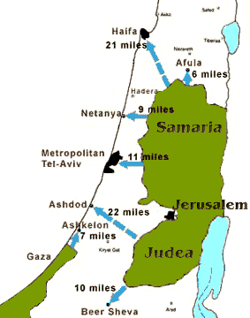 iarael map pree 1967