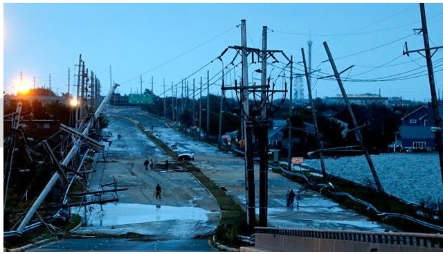 NEW JERSEY SEASHORE AFTER HURRICANE SANDY