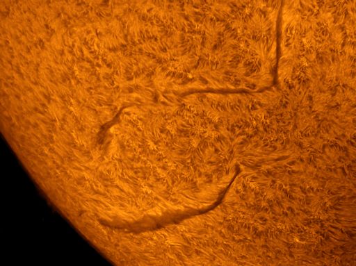 sun filaments 3-14-14
