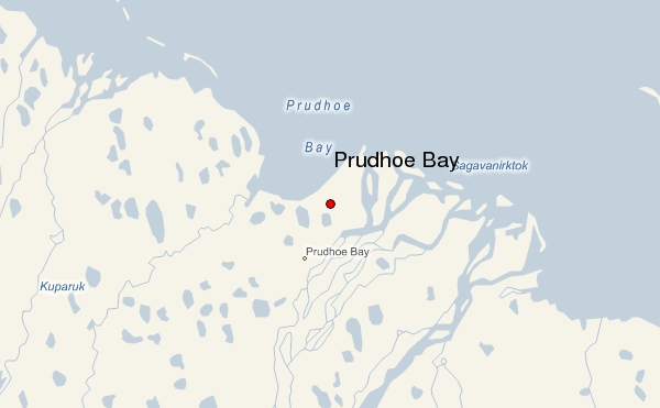 prudhoe bay map