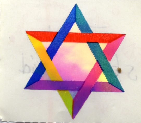 rainbow STAR OF DAVID