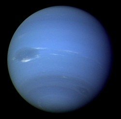 The planet Neptune - could its orbital deviations reveal Planet X (NASA)