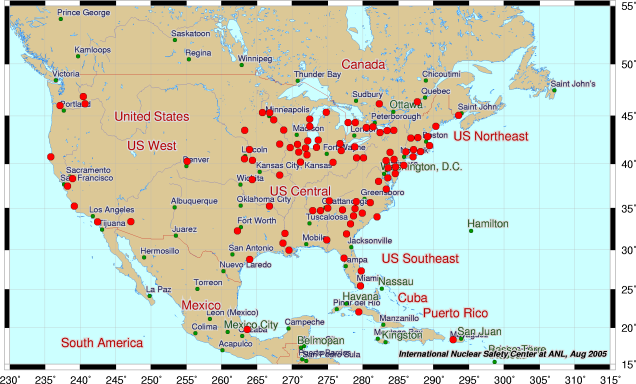 north america power plants