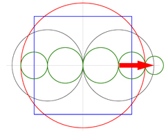 3 circles of 2008 Pi crop circle