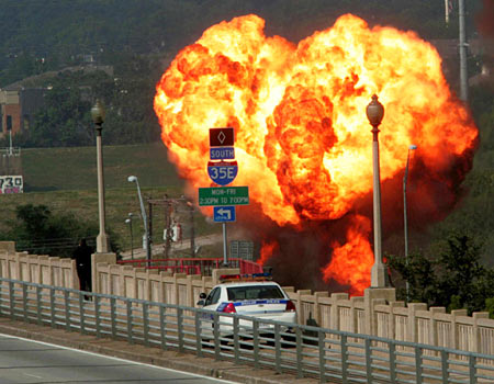 gasoline explosion